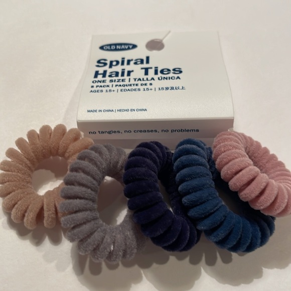 Old Navy Spiral Hair Ties (5-Pack) - Picture 4 of 6